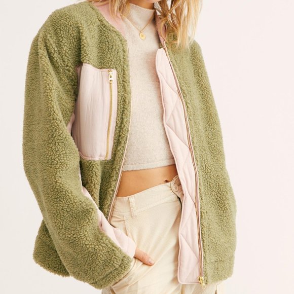 Free People Rivington Sherpa Jacket 